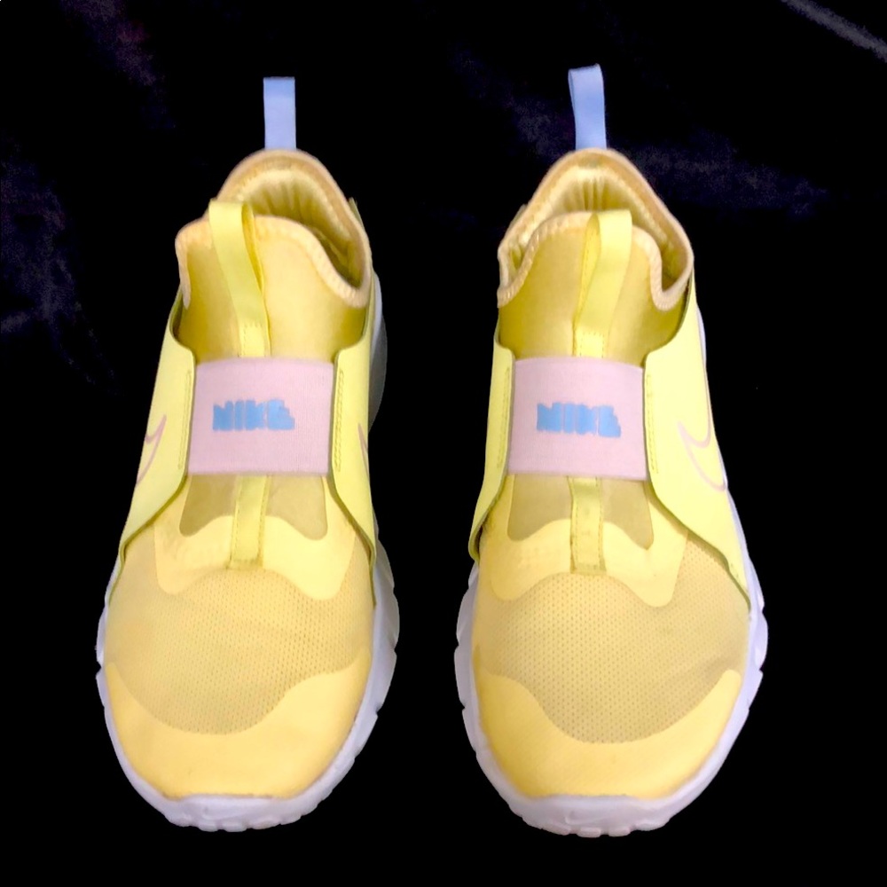 Nike Kids Yellow Slip-On Shoes